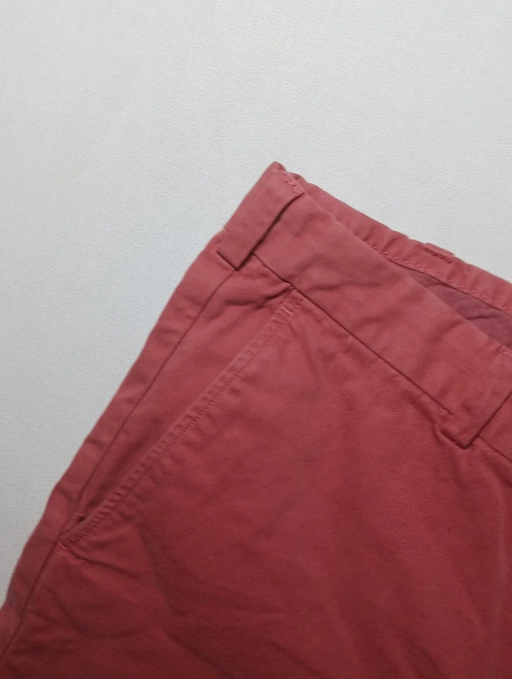 Brooks Brothers Mens Cotton Twill Bermuda Shorts Size 38 Coral 9.5